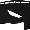 X AUTOHAUX Car Dashboard Cover Nonslip Black Dash Cover Mat Sun Pad for Ford Focus RS 2015-2017