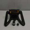 Melnor 65131AMZ MiniMax Turbo Oscillator Sprinkler, 4000 sq. ft., 4-Way Adjustable, Quick Connect Bundle, Black, Yellow