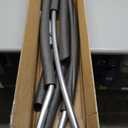 2PCS Trampoline Curved Poles, Universal Trampoline Replacement Enclosure Poles to Fit 8-16FT Curved Pole Frame, Includes Foam Sleeve and Hardware with 2 Installation Options