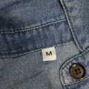 chouyatou Women's Summer Casual Denim Shirt Dress Loose Fit Button Down Midi Long Tunic Jean Dress