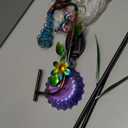 Bshine Solar Garden Decoration Outdoor Light - Water Drop Metal Butterfly Stake, Waterproof Garden Decor Path, Lawn and Yard Art Gift for Mom, Blue