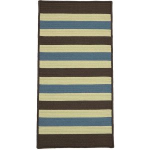 Colonial Mills St. Germain Stripe Runner - Sapphire Earth 30" x6'