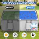 Evoio Solar Pool Covers, 12 x 24 Foot Solar Pool Blankets for Inground Above Ground Rectangular Swimming Pools, Heavy-Duty Floating Bubble Pool Hot Tub Spa Covers Thermal Blanket (12 x 24 Ft)
