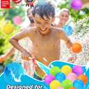 12Pcs Reusable Water Bomb balloons, Summer Toy Water Toy for Boys and Girls, Pool Beach Toys for Kids ages 3-12, Outdoor Activities Water Games Toys Self Sealing Water Splash Ball for Fun, 12Pack
