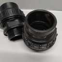 MAYGO 1-1/2'' PVC pool pump fitting couplingSlip Union Socket Joint Adapter Connector Suitable for 1-1/2 pipelines 2 Pcs Joint Only applicable to products with internal threads (Separable)