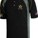 Malham USA Officially Licensed Embroidered US Army Polo Shirt Army Shirts for Men - Military Shirts for Men 3XL