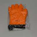 KITCHEN PERFECTION Silicone Smoker Oven Gloves -Extreme Heat Resistant BBQ Gloves -Handle Hot Food Right on Your Smoker Grill Fryer & Pit | Waterproof Oven Mitts |Superior Value Set+3 Bonuses (One Size Fits Most, Orange)