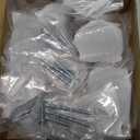 homdiy 10 Pack Black Cabinet Knobs Round Kitchen Cabinet Knobs Metal Black Dresser Knobs Zinc Cabinet Handles for Desk Drawers Cupboard Hardware