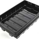 YoleShy 10 Pack Seed Starter Tray Reusable Plastic Plant Seedling Starter Trays Thickened Sturdy Durable for Germination Growing Microgreens Planting Propagation, Without Drain Holes, 14.5"x9"