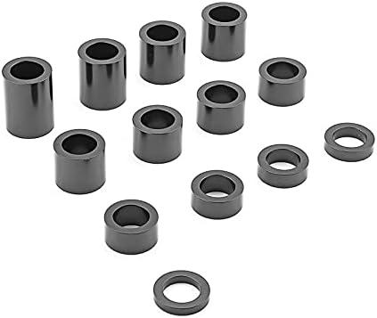 Mofun I.D. 1" O.D. 1.5" 13 Piece Wheel Spacer 1" Axle Compatible with Harley Motorcycle, Custom Bobbers and Choppers