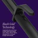 HOT TOOLS Pro Artist Black Gold 1 Inch Curling Iron - Stylist Preferred Curling Wand, Creates Defined Waves and Long-Lasting Results for Smooth & Shiny Styles