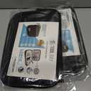 2 x Electronics Charger Organizer - Travel Cable Case for Cords, Chargers, and Tech Accessories (Black)