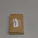 HOMOTEK 8 Pack Heavy Duty Solid Rigid Door Stop with Soft Rubber Tip, Zinc Die Cast Door Stopper Protect Wall & Door,Brass Bronze