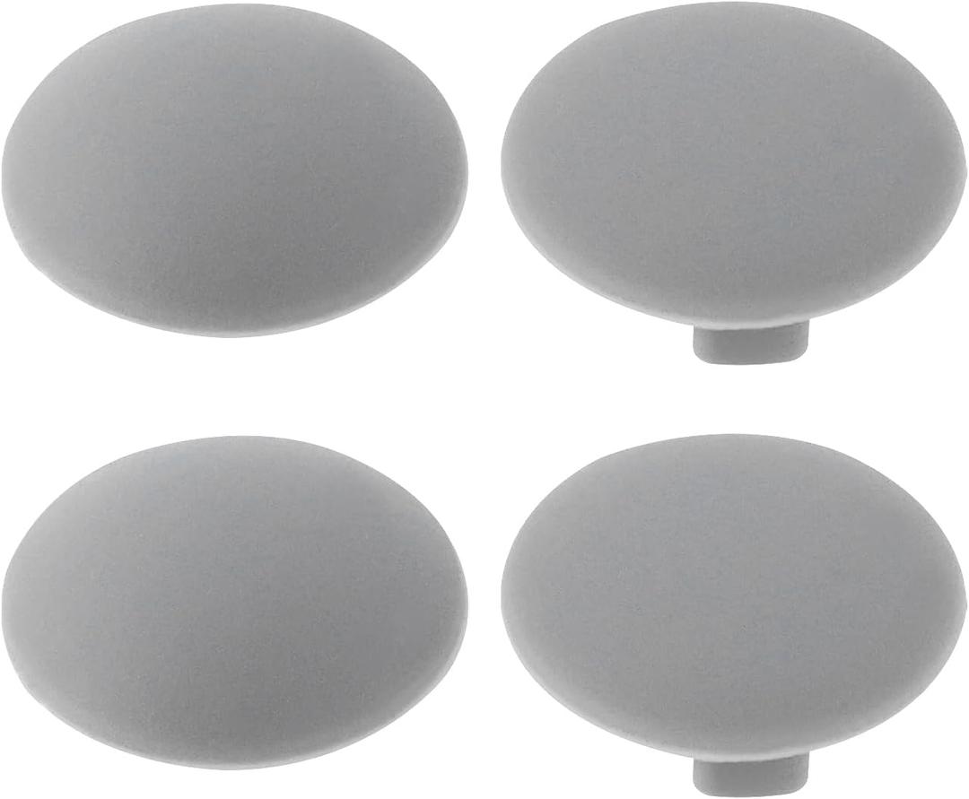 4Pcs Laptop Rubber Feet Notebook Anti-Slip Pad 8.3mm Compatible with Microsoft Surface Laptop 3 4 5 Series, Silver