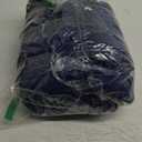 Cibhlea Satin Sheets, Twin Size Sheets Set, 4 Pcs Cooling Soft Bed Sheets, Silky Bedding Set Navy Blue