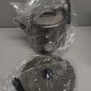 Smartyle® Electric Tea Kettle with Thermometer,1.0L Gooseneck Electric Kettle,304 Stainless Steel,Auto ShutOff,1200W Pour Over Coffee Pot for Brewing Coffee & Tea at Home,Office,or Café (Chrome)