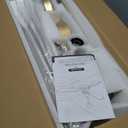 White and Gold Ceiling Fans with Lights and Remote, 52inch Modern Gold Ceiling Fan ETL Listed, 3 Downrods, 3 blade Gold Fan Reversible Quiet DC Motor, Timer,6-Speed for Outdoor Indoor,52in,White Gold