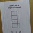 Freebat 4-Tier Stackable Storage Bins with Lid, 23QT Storage Containers,Clear Foldable Plastic Drawer Storage on Wheels,Closet Organizers and Storage for Living Room,Bedroom,Office,Dorm (Color Black)