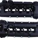 NewYall 5.0L Left and Right Engine Valve Cover for Land Rover LR4 2010-2013, Range Rover 2012-2022, Range Rover Sport 2010-2022