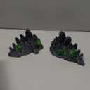 Soul Valley Aquarium Ornaments Aquarium Decoration Model Kits, Include 7 pcs Resin Imitation Stone