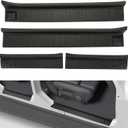JOYTUTUS Gladiator Door Sill Guards Compatible with Gladiator JT 2020-2026, Door Sill Protectors Entry Guards 4 Door Protector Accessories Black Entry Scuff Plate Cover (4pcs Set)