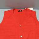 BTFBM Summer Sweater Vest for Women 2025 Sleeveless V Neck Button Up Cardigan Waffle Knit Tank Tops Spring Clothes (Small, Apricot)