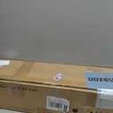 Varsoul 24'' Wall Mounted Kraft Paper Roll Dispenser & Cutter,Black Butcher Paper Dispenser, Farmhouse Decoration - Ideal Choice for Lists, Art Work, Calendars, White Paper Holder with Cut Bar