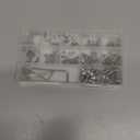 240 Pcs Allen Head Screws, Hex Socket Head Screws, Grub Screw Set, M3/ M4/ M5/ M6/ M8 Metric Stainless Steel Internal Hex Drive Cup-Point Screws Assortment Kit for Door Handles, Light Fixture Screws