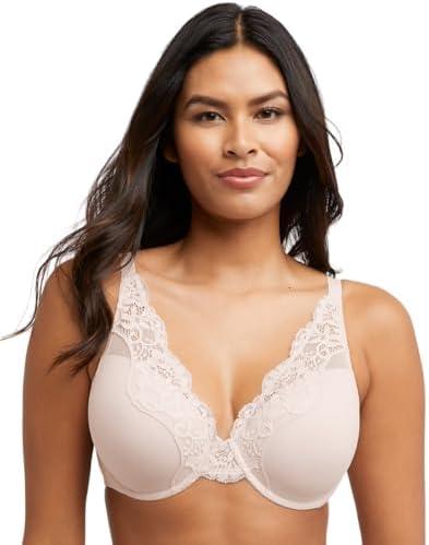 Bali Women's Lace Underwire, One Smooth U Comfort Stretch Full-Coverage Convertible Bra 42DD