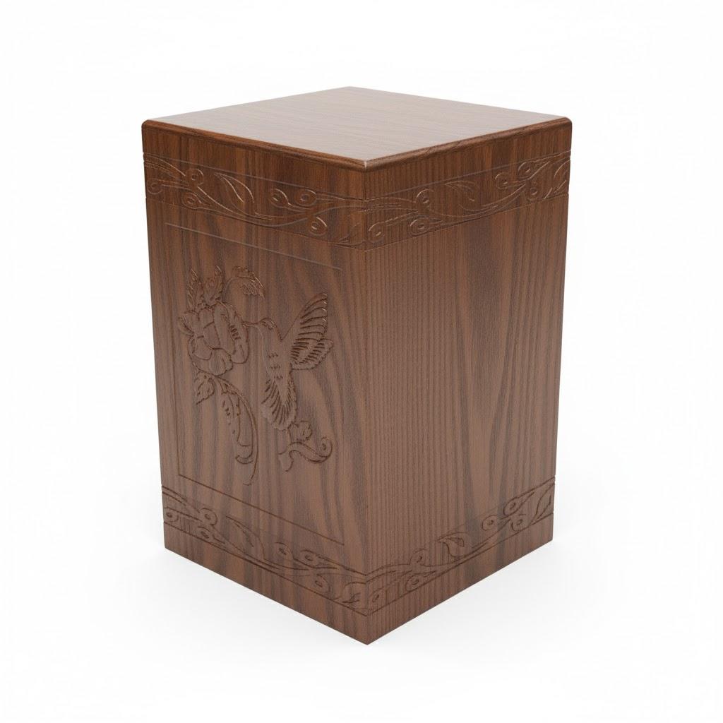 HLC Lovely Humming Bird Adult Cremation Urn - Handcrafted Urn for Human Ashes (200 lbs - 10.5 x 6 ')