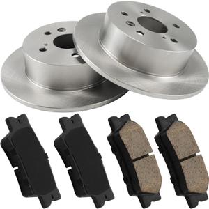 KAC 281mm Front Brake Kit, OE Brake Rotors and Ceramic Brake Pads Fit for 2007-2011 Toyota Camry, 2007-2012 Lexus ES350, 2008-2012 Toyota Avalon,OEM#31433 D1212