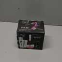 RICRIS Electric Makeup Brush Cleaner and Dryer Machine - Super Fast Clean and Dry Make Up Brushes - Automatic Cosmetic Brush Spinner Washer Tools (White-Peach)