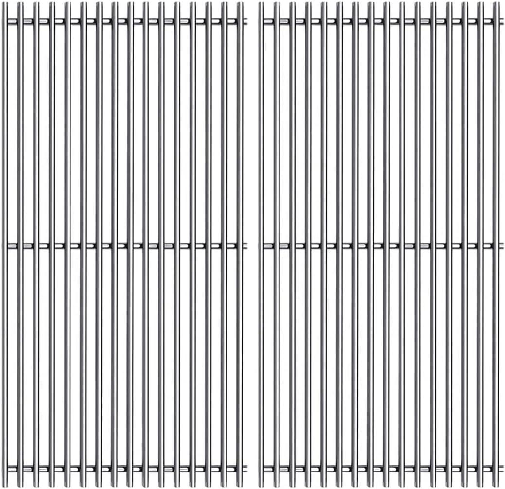 S146.47469610 (2-Pack) 16 1/2" Stainless Steel Grates Replacement for Kenmore 146.23680310 146.30213510 146.23770310 146.47468610 146.47469610 640-05057375-7