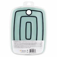 Culinary Elements Cutting Board With Paring Knife Set Blue 2 Pcs