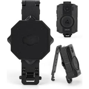 WEIGUZC Molle Camera Mount Compatible with Axon Taser Body Camera 2/3/4 - Lightweight Aluminum Molle Holder for Tactical Vest & Uniform