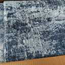 AMADA HOMEFURNISHING 9x12 Area Rugs for Living Room, Modern Large Area Rugs with Non-Slip Backing & Low Pile, Neutral Soft Washable Rug for Nursery, Bedroom, Dinning Room, Playroom, Dark Blue
