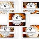 Farm Raised Candles Fall Soy Wax Melts - USA Made - Bakery 5-Pack: Pumpkin Spice, Pumpkin Spice Latte, Hot Apple Cider, Vanilla Cream Pie, Warm Butterscotch - 3oz Each - 16 Ounces Total