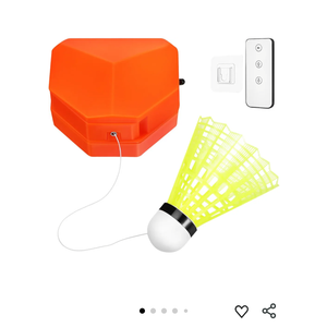 POPETPOP Badminton Self Training Tool, Badminton Rebound Trainer Single-Player Badminton Adjustable Trainer Device Elastic Stretch Badminton Racket Set for Indoor, 14.00X8.20X4.00CM, 4842KQRX216P