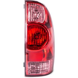 RANSOTO Right Passenger Side Tail Light Compatible with 2005-2015 Toyota Tacoma Tail Lamp with Harness and Bulbs Replace 8155004150