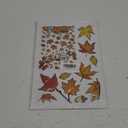 Yovkky Fall is in The Air Maple Leaves Window Clings 9 Sheets, Autumn Pumpkin Patch Thankful Grateful Farmhouse Stickers Decals Decor, Blessed Thanksgiving Home Kitchen Decorations