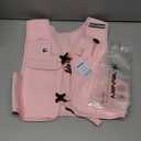 Running Vest for Women Men, Lightweight Breathable Hydration Vest with 500ml Soft Flask, Adjustable Reflective Running Vest with Pockets for Trail Running Hiking (Small-Black)