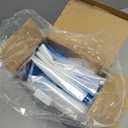 16 Pack Vacuum Storage Bags with Hand Pump, 4 Jumbo + 4 Large + 4 Medium + 4 Small Plastic Packaging Bags, 80% Space Saver Vacuum Seal Bags for Clothing, Travel Luggage, Blankets, Comforters