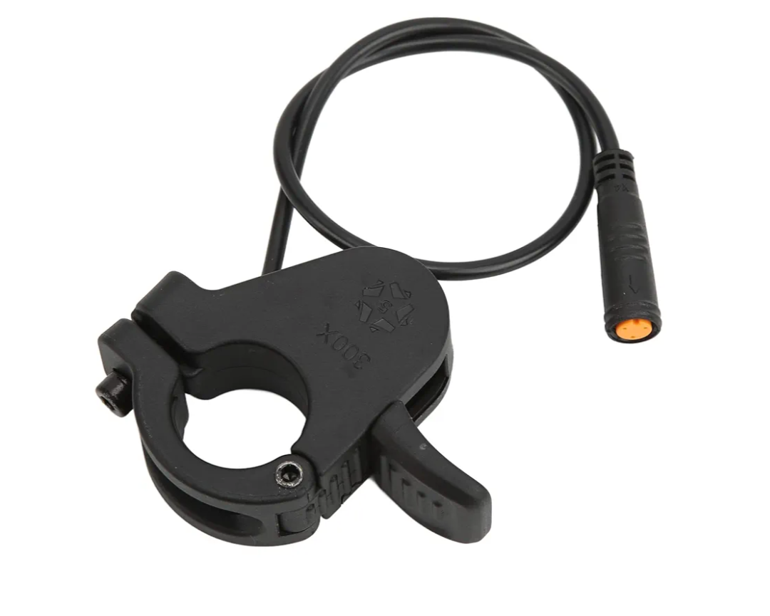 300X Electric Thumb Throttle, IPX5 Water Left Right Thumb Throttle with 3 Pin Female