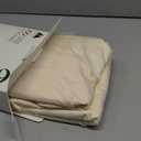 Mayfair Linen 100% Cotton Queen Fitted Sheet Only - 600 Thread Count Cotton Fitted Sheet Queen, Luxuriously Soft, Durable, Cooling 16" Deep Pocket Sateen Weave Bottom, Luxury Hotel Quality - Ivory