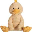 Apricot Lamb Toys Plush Corduroy Duck Stuffed Animal Soft Cuddly Perfect for Child (Corduroy Duck, 9 Inches)