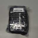 Hands Free Dog Leash, Waist Running Leash with Zipper, Walking Pouch for Medium Large Dogs, Dual Handle and Retractable Bungee for Training Jogging Hiking (Black/Black)