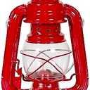 Stansport 7.5" Hurricane Lantern (130),Red