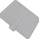 Silicone Dish Drying Mat, Heat Water Proof Builtin Drain Fast Drying Dish Mat for Kitchen Counter, Silicone with Builtin Drain for Kitchen Counter