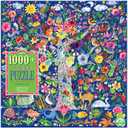 eeBoo: Piece and Love Tree of Life 1000-piece Square Adult Jigsaw Puzzle, Jigsaw Puzzle for Adults and Families, Includes Glossy, Sturdy Pieces and Minimal Puzzle Dust