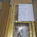 8.2FT Adjustable Backdrop Stand Kit - Square Wedding Arch & Balloon Arch for Photo Booth Background, Baby Shower, Birthday Party Decorations (Portable Frame) (Gold,8.2X 8FT)